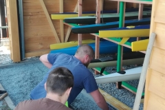 Příprava na položení zámkové dlažby